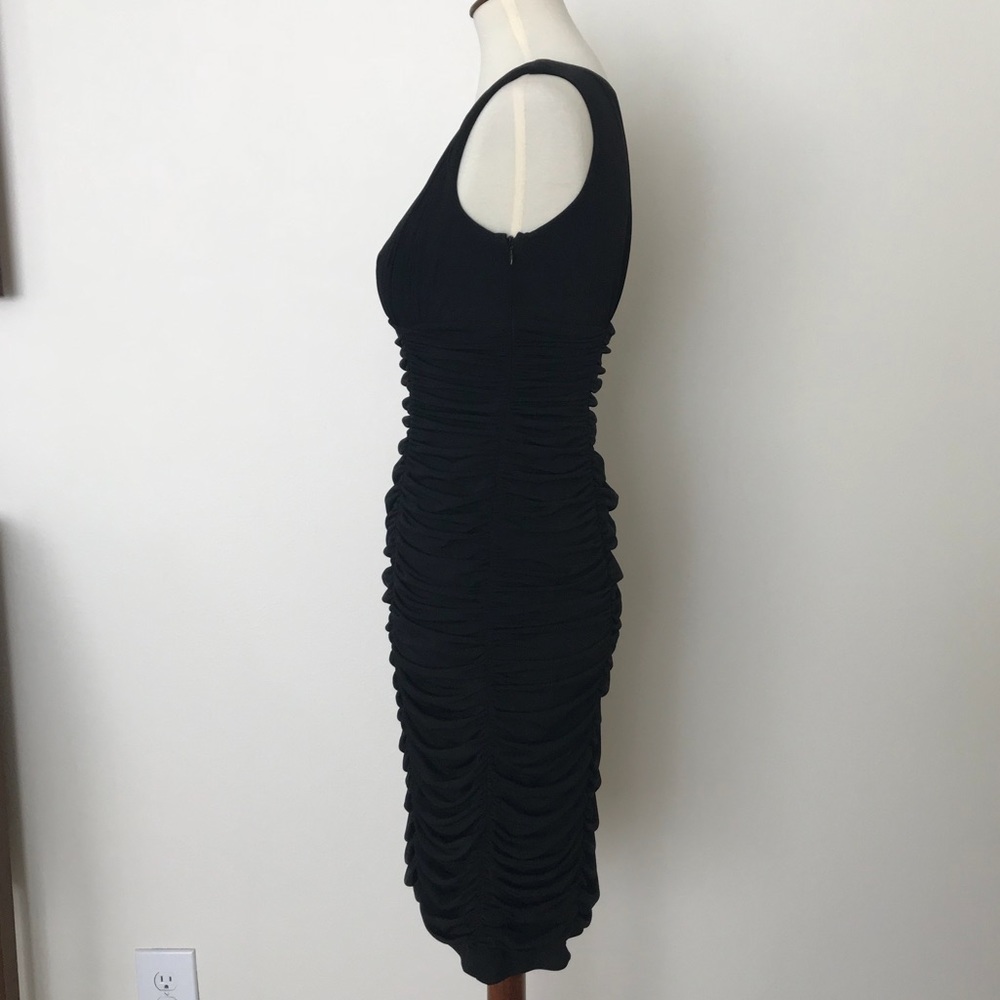 Calvin Klein ruched Black dress - Picture 7 of 8